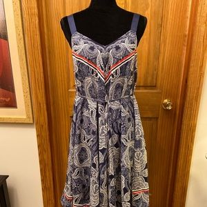 Jessica Simpson Paisley Maternity Dress